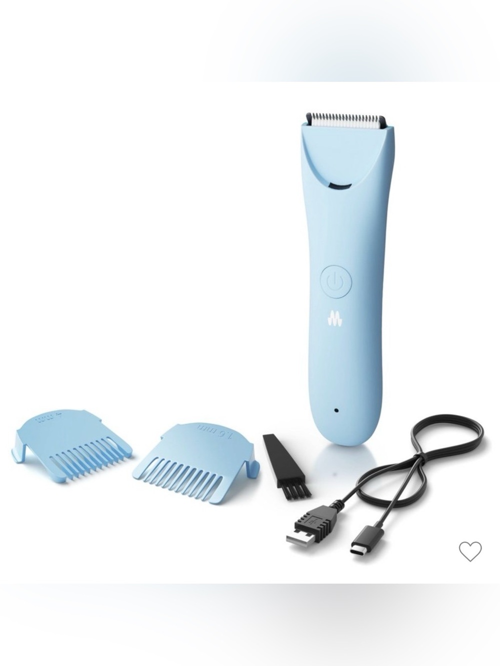 Meridian Slimmer Trimmer Wet/Dry Precision Hair Shaver, Sky Blue